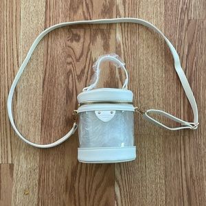 Loeon and KMKM bag cream/clear